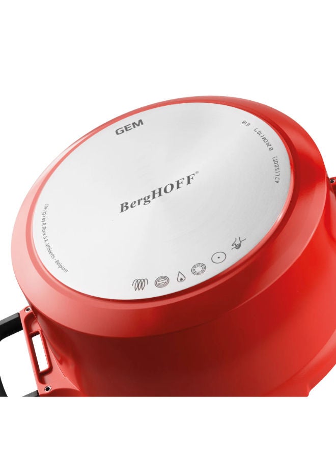 بيرجوف مقلاة سوتيه مغطاة ومبردة بمقبضين-البرتقالي - Image 4